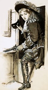 La femme bandit Lady Katherine Ferrers - English School