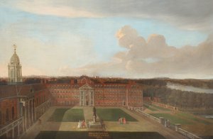 Cour de figure, vers 1720 - English School
