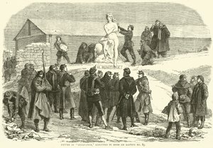 Figure de résistance, exécutée en neige sur le bastion n° 85, décembre 1870 - English School