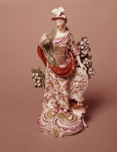 Figure de la déesse Athéna, Derby Porcelain Works, vers 1800 - English School