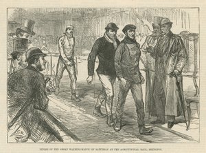 Fin de la grande marche du samedi au Hall agricole - English School