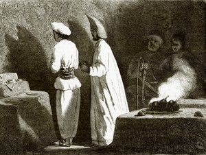 Adorateurs du feu à Atash-Gah - English School