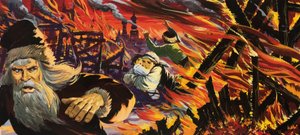 Incendie à Moscou