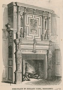 Cheminée à Holland Park, Londres - English School
