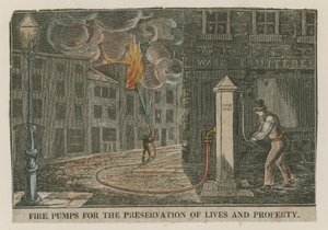 Pompes à incendie pour la préservation des vies et des biens - English School