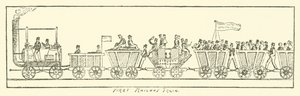 Premier train (gravure)