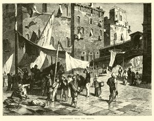 Marché aux poissons près du Rialto - English School