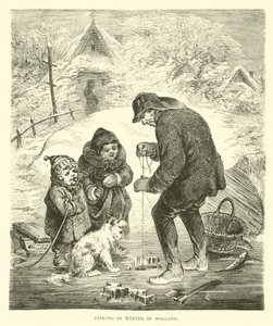 Pêche en hiver en Hollande - English School
