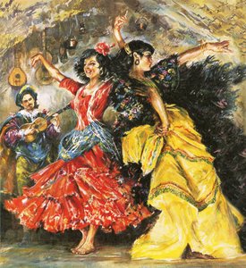 Danseurs de flamenco