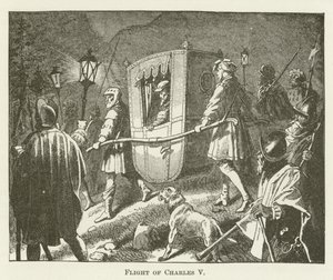 Fuite de Charles V - English School