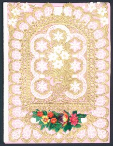 Carte de vœux florale pour la Saint-Valentin - English School