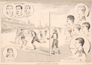 Football - Ironopolis contre Stockton, 1892 - English School