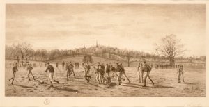 Football à Harrow School, 1887 - English School