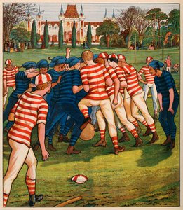 Football, des sports et jeux britanniques, pub. vers 1880