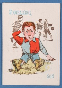 Fils footballer, du jeu de cartes Happy Families, c.1890-1900