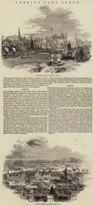 Ports de maïs étrangers (gravure) - English School