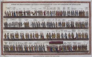 Forme de procession pour le couronnement des souverains d
