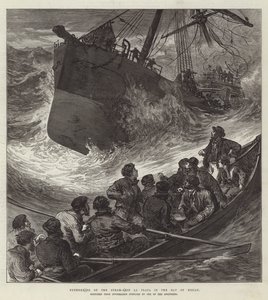 Naufrage du navire à vapeur La Plata dans le golfe de Gascogne - English School