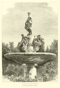 Fontaine par Giovanni Bologna - English School