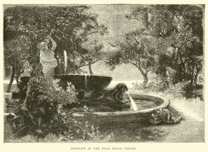 Fontaine dans la Villa Reale, Naples