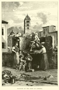 Fontaine de la Sirène à Carrara