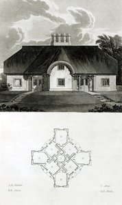Quatre Cottages, 1818 - English School