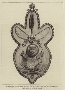 Trophée de chasse au renard offert à l