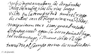 Francisco de Quevedo - English School