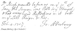 Francis Atterbury - English School