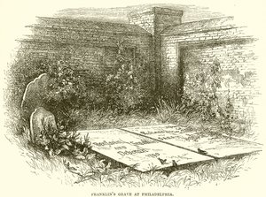 Tombe de Franklin à Philadelphie - English School
