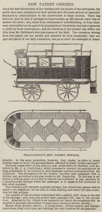 Le nouvel omnibus breveté de Franklinsky (gravure)