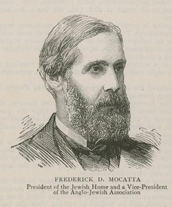 Frederick D Mocatta, Président de la Maison Juive et Vice-Président de l