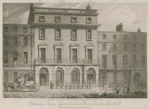 Freemasons Tavern, Great Duncan Street, Lincolns Inn Fields, Londres - English School