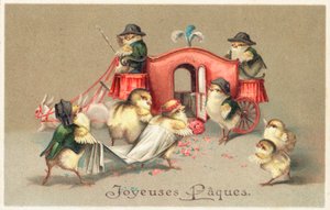 Carte de Pâques française - English School