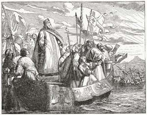 Frédéric traversant en Asie Mineure, 1882 - English School