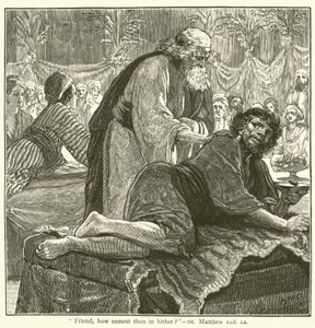 "Ami, comment es-tu entré ici ?", Saint Matthieu, xxii - English School