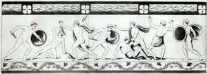 Frise sur le pilier de la Grotta del Cardinale - English School