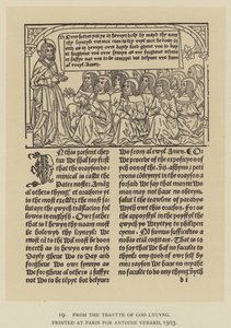 Du Traité de Dieu Vivant, imprimé à Paris pour Antoine Verard - English School