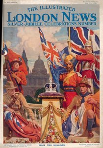 Couverture de The Illustrated London News Silver Jubilee Celebrations Number, 11 mai 1935 - English School