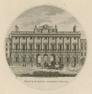 Façade de la Royal Academy, Strand - English School