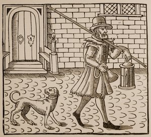 Frontispice de The Bellman of London, par Thomas Dekker (1572-1632), 1616 - English School