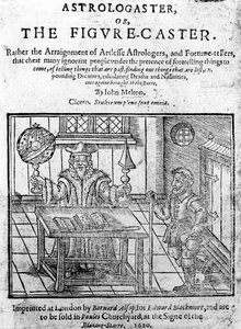 Frontispice de Astrologaster, ou le Figure-Caster par John Melton, publié en 1620