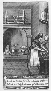 Frontispice de The French Cook par La Varenne, 1653 - English School