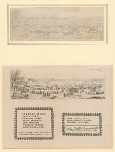 Foire sur la Tamise, Souvenir imprimé pour le roi Charles II et sa famille, 1684