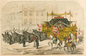 Char funéraire du Duc de Wellington - English School