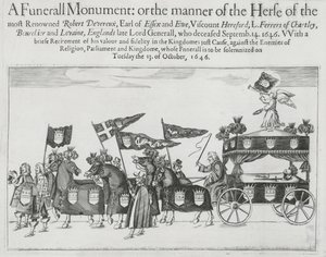 Cortège funèbre de Robert Devereux, 3e comte d