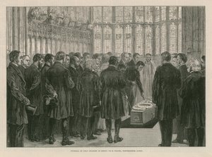 Funérailles du doyen Stanley dans la chapelle d