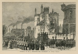 Funérailles de Sir John Fox Burgoyne - English School