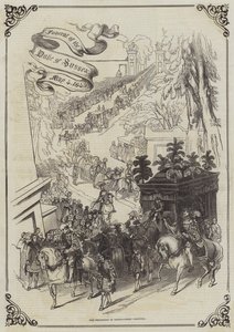Funérailles du duc de Sussex, 4 mai 1843, la procession au cimetière de Kensal-Green - English School