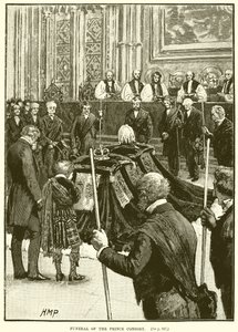 Funérailles du prince consort - English School